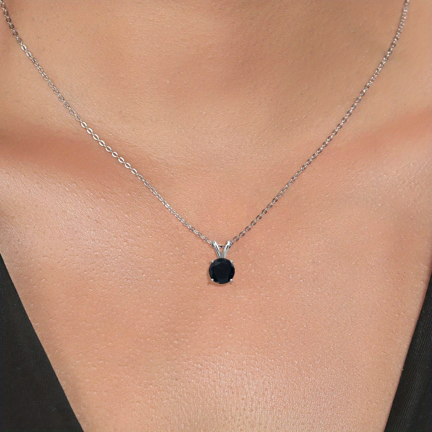 Women's 925 Silver Moissanite Rabbit Necklace, Valentine's Gift